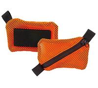 Savotta Trinket Pouch Sac en maille Velcro Orange 10 x 15 cm