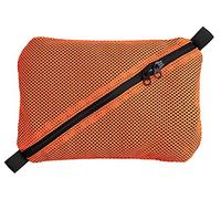 Savotta Trinket Pouch Sac en maille Velcro Orange 15 x 20 cm