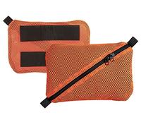 Savotta Trinket Pouch Sac en maille Velcro Orange 20 x 30 cm