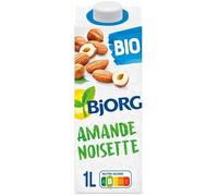 Savourez la boisson gourmande bio amandes noisettes BJJORG., source naturelle de bien-être 1L- Lot De 3
