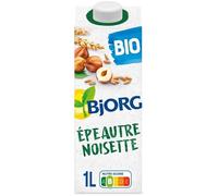 Savourez la boisson végétale bio épeautre noisette BJJORG., naturelle et gourmande en 1L- Lot De 4