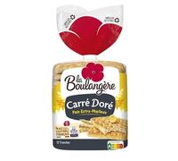 Savourez la douceur du pain de mie carré La Boulangère 525 g, idéal pour vos tartines et sandwiches- Lot De 4