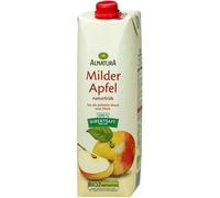 Savourez la douceur naturelle du jus de pomme bio non filtré ALANATURA, 1L plein de fraîcheur- Lot De 4