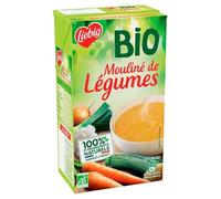 Savourez la fraîcheur des légumes avec le mouliné BIO 1L, soupe saine et gourmande au quotidien- Lot De 4