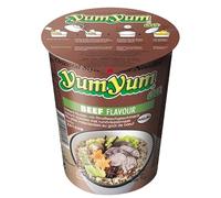 Savourez la soupe de nouilles au bœuf YUM YUM en bol de 70G, un goût asiatique authentique et rapide- Lot De 4