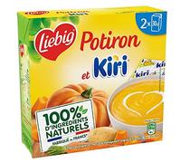 Savourez la soupe Doux Plaisir Potiron au Kiri 600 ml LIEBIG, onctueuse et réconfortante- Lot De 3