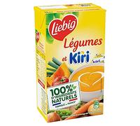 Savourez la soupe Doux Plaisirs Légumes & Kiri 1L LIEBIG, onctueuse et riche en goûts naturels- Lot De 3