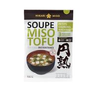 Savourez la soupe miso HIKARI au tofu et petits oignons Naganegi, un goût authentique d’Asie en 58g- Lot De 3