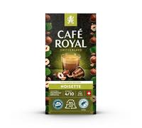Savourez l'arôme intense des capsules aluminium Noisette CAFE ROYAL compatibles Espresso 50G- Lot De 3