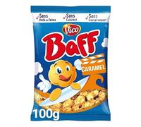 Savourez le Baff Pop-Corn Caramel VICO BAFF 100G, snack gourmand et croustillant pour l'apéritif- Lot De 6