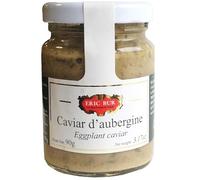 Savourez le caviar d'aubergine ERIC BUR 90G, une délicieuse spécialité méditerranéenne raffinée- Lot De 3