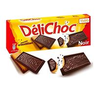 Savourez le plaisir intense du chocolat noir DELICHOC en tablette gourmande de 150g- Lot De 4