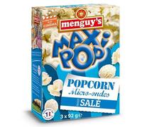 Savourez le pop-corn salé MENGUY'S 276g, snack pratique et gourmand au micro-ondes- Lot De 4