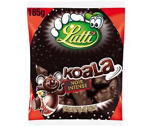 Savourez les bonbons Koala Noir 185G LUTTI, une gourmandise fondante pour petits et grands- Lot De 4