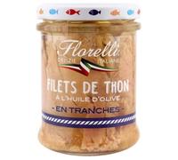 Savourez les filets de thon à l'huile d'olive FLORELLI, une délicatesse méditerranéenne de 200 g- Lot De 3