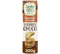 Savourez les Fourrés au Chocolat Bio Jardin Bio Étic, une gourmandise saine et naturelle 300G- Lot De 4