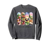 Savourez The Simple Things Rooster Sunrise Sweatshirt