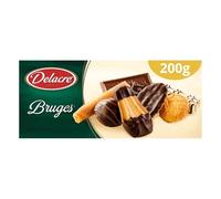 Savourez un instant de partage gourmand avec l'assortiment de Biscuits Bruges DELACRE, format 200g - Lot de 3