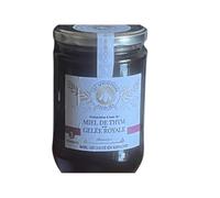 Savourez un miel doux et parfumé au quotidien avec LES APICULTEURS ASSOCIES, Préparation à base de Miel de Thym et de Gelée Royale, Intensité 3, Pot de 800g - Lot de 2
