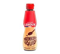 Savourez une boisson chaude sans caféine au quotidien - LEROUX Chicorée Nature liquide - Format pratique de 250 ml - Lot de 3