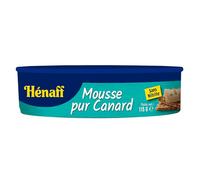 Savourez une mousse fondante sans nitrite - HENAFF Mousse de canard qualité supérieure, boîte métallique de 115g - Lot de 4