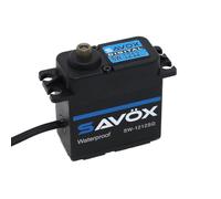 Savox SW1212SG - Servo numérique sans noyau étanche à couple élevé, haute tension, 0,14 sec @ 7,4 V (édition noire)