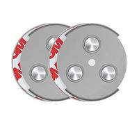 SAVS RMAX-45 Support Magnétique Détecteur de Fumée 45 mm Lot de 2 | SAVS Support magnétique pour détecteur de fumée, fixation adhésive 45 mm sans perçage, lot de 2 avec aimants puissants