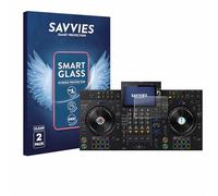 savvies 2 Pièces Protection Écran Verre pour AlphaTheta XDJ-AZ 9H Film Protecteur, Film en Verre, Transparent, sans Bulles, Anti-Fingerprint, Anti-Rayures, Verre Trempé