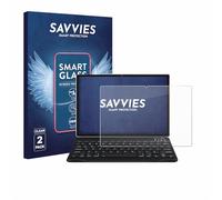 savvies 2 Pièces Protection Écran Verre pour DEERTiME E9 10.1" 9H Film Protecteur, Film en Verre, Transparent, Anti-Rayures, Verre Trempé