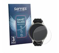 savvies 3 Pièces Protection Écran Verre pour Amazfit Cheetah 2 Pro 9H Film Protecteur, sans Bulles, Anti-Fingerprint, Anti-Rayures, Verre Trempé