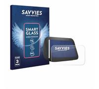 savvies 3 Pièces Protection Écran Verre pour Amazon Echo Show 5 (3ème Gen.) 9H Film Protecteur, Film en Verre, Transparent, sans Bulles, Anti-Fingerprint, Anti-Rayures, Verre Trempé
