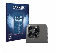 savvies 3 Pièces Protection Écran Verre pour Apple iPhone 15 Pro (Caméra UNIQUEMENT) 9H Film Protecteur, Film en Verre, Transparent, sans Bulles, Anti-Fingerprint, Anti-Rayures, Verre Trempé