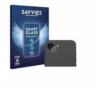 savvies 3 Pièces Protection Écran Verre pour Apple iPhone 16e (Caméra UNIQUEMENT) 9H Film Protecteur, Film en Verre, Transparent, sans Bulles, Anti-Fingerprint, Anti-Rayures, Verre Trempé
