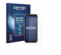 savvies 3 Pièces Protection Écran Verre pour Blackview Fort 1 9H Film Protecteur, Film en Verre, Transparent, sans Bulles, Anti-Fingerprint, Anti-Rayures, Verre Trempé