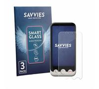 savvies 3 Pièces Protection Écran Verre pour Doro Aurora A10 9H Film Protecteur, sans Bulles, Anti-Fingerprint, Anti-Rayures, Verre Trempé