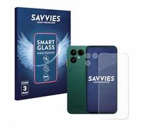 savvies 3 Pièces Protection Écran Verre pour Fairphone 6 (Avant+Caméra) 9H Film Protecteur, Film en Verre, Transparent, sans Bulles, Anti-Fingerprint, Anti-Rayures, Verre Trempé