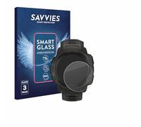 savvies 3 Pièces Protection Écran Verre pour Garmin Instinct/Instinct Tactical Edition 9H Film Protecteur, Film en Verre, Transparent, sans Bulles, Anti-Fingerprint, Anti-Rayures, Verre Trempé