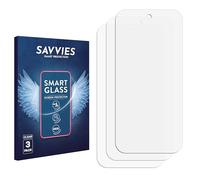 savvies 3 Pièces Protection Écran Verre pour Google Pixel 10a 9H Film Protecteur, Film en Verre, Transparent, Anti-Rayures, Verre Trempé