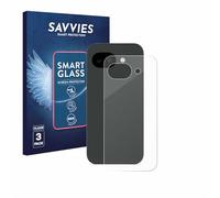 savvies 3 Pièces Protection Écran Verre pour Google Pixel 10a (Arrière) 9H Film Protecteur, Film en Verre, Transparent, Anti-Rayures, Verre Trempé