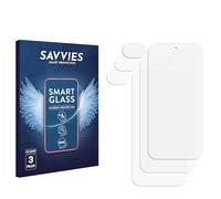 savvies 3 Pièces Protection Écran Verre pour Google Pixel 10a (Avant+Caméra) 9H Film Protecteur, Film en Verre, Anti-Rayures, Verre Trempé