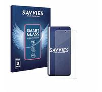 savvies 3 Pièces Protection Écran Verre pour Google Pixel 8 Pro 9H Film Protecteur, Film en Verre, Transparent, sans Bulles, Anti-Fingerprint, Anti-Rayures, Verre Trempé
