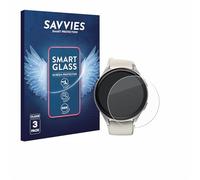 savvies 3 Pièces Protection Écran Verre pour Hama 8900 (42 mm) 9H Film Protecteur, Film en Verre, Transparent, sans Bulles, Anti-Fingerprint, Anti-Rayures, Verre Trempé