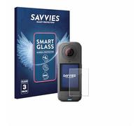 savvies 3 Pièces Protection Écran Verre pour Insta360 X4 Air 9H Film Protecteur, Film en Verre, Transparent, sans Bulles, Anti-Fingerprint, Anti-Rayures, Verre Trempé