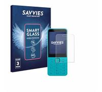 savvies 3 Pièces Protection Écran Verre pour Nokia 235 4G (2024) 9H Film Protecteur, Film en Verre, Transparent, sans Bulles, Anti-Fingerprint, Anti-Rayures, Verre Trempé