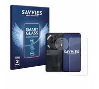 savvies 3 Pièces Protection Écran Verre pour Nothing Phone (3a) Pro (Avant+Caméra) 9H Film Protecteur, Film en Verre, Transparent, sans Bulles, Anti-Fingerprint, Anti-Rayures, Verre Trempé