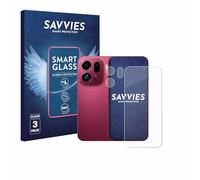 savvies 3 Pièces Protection Écran Verre pour Oppo Find X9 Pro (Avant+Caméra) 9H Film Protecteur, Film en Verre, Transparent, sans Bulles, Anti-Fingerprint, Anti-Rayures, Verre Trempé