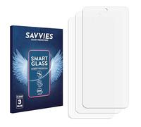 savvies 3 Pièces Protection Écran Verre pour Oppo Reno 12 FS 9H Film Protecteur, Film en Verre, Transparent, sans Bulles, Anti-Fingerprint, Anti-Rayures, Verre Trempé