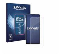 savvies 3 Pièces Protection Écran Verre pour Samsung Galaxy A52s 5G 9H Film Protecteur, Film en Verre, Transparent, sans Bulles, Anti-Fingerprint, Anti-Rayures, Verre Trempé