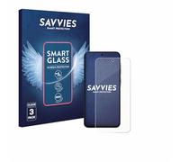 savvies 3 Pièces Protection Écran Verre pour Samsung Galaxy A55 5G 9H Film Protecteur, Film en Verre, Transparent, sans Bulles, Anti-Fingerprint, Anti-Rayures, Verre Trempé