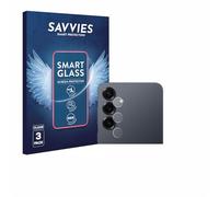 savvies 3 Pièces Protection Écran Verre pour Samsung Galaxy S25 Plus (Caméra UNIQUEMENT) 9H Film Protecteur, Film en Verre, Transparent, sans Bulles, Anti-Fingerprint, Anti-Rayures, Verre Trempé